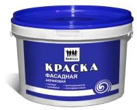 Краска акриловая Бригада фасадная матовая белый 5 кг