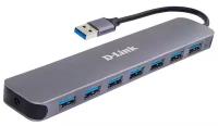 D-Link Сетевое оборудование DUB-1370 B2A Концентратор с 7 портами USB 3.0 1 порт с поддержкой режима быстрой зарядки