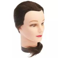 Голова-манекен учебная "шатенка" для парикмахеров DEWAL M-4151L-6