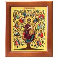Икона Божией Матери "Древо Иессеево", рамка 12,5*14,5 см