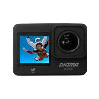 Экшн-камера DIGMA DiCam 880, 12МП, 3840x2160, 900 мА·ч, черный