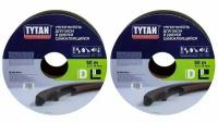 Комплект из 2 штук уплотнители Tytan Professional D 50m* 21mm*15mm черный