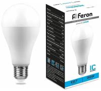 Лампа светодиодная Feron E27 30W 6400K груша матовая LB-130 38196