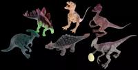 Набор динозавров, Зоомир, "Юрский период", 6 фигурок