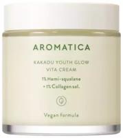 Aromatica - Крем для лица с экстрактом сливы какаду и липидом гемискваланом - Kakadu Youth Glow Vita Cream 1% Hemisqualane + 1% Collagen sol, 100ml