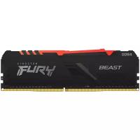 Оперативная память 16Gb DDR4 3600MHz Kingston Fury Beast RGB (KF436C18BBA/16)