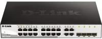 D-Link DGS-1210-20/F2A Настраиваемый коммутатор WebSmart с 16 портами 10/100/1000Base-T и 4 комбо-портами 100/1000Base-T/SFP