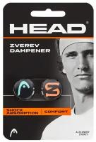 Виброгаситель HEAD Zverev Dampener x2, Turquoise/Orange