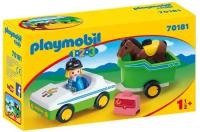 Игровой набор Playmobil «Машина с трейлером для лошади» 70181