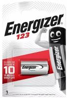 Батарейка Energizer CR123, в упаковке: 1 шт