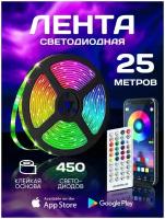 Светодиодная лента RGB 25 метров