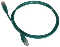 Патч-корд TWT TWT-45-45 RJ-45 (m) - RJ-45 (m) CAT5e U/UTP, 1 м, 1 шт., зеленый