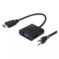 Переходник HDMI штекер-VGA гнездо+audio