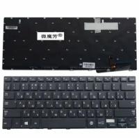 Клавиатура для ноутбука Samsung NP730U3E, NP730U3E, NP740U3E черная, с подсветкой