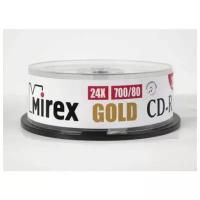 Диск CD-R, 700 Мб (Gold, 25 штук)