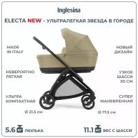 Коляска 2 в 1 Inglesina Electa New с подставкой под люльку Stand Up, Dumbo Caramel