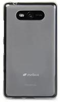 Чехол силиконовый для Nokia Lumia 820 Melkco Poly Jacket TPU (Transparent Mat)