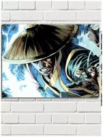 Картина по номерам игра Mortal Kombat (Саб-Зиро, Скорпион, Рейден, Ниндзя) - 7811 Г 30x40