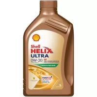 Синтетическое моторное масло SHELL Helix Ultra 0W-20 SP, 1 л