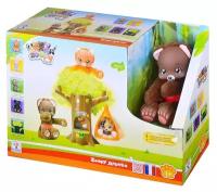 Игровой набор Zoopy Дерево с гнездом, с мишкой, 23 см T57055