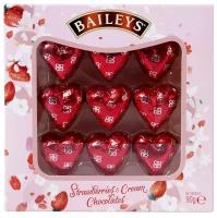 Подарочная коробка конфет Baileys Strawberry & Cream Chocolate Hearts 90 гр