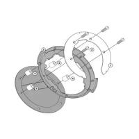 Крепеж TANKLOCK сумки на бак мотоцикла (BMW GS-series/Ducati Givi Black (BF11)