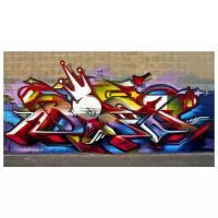 Постер на холсте Граффити (Graffiti) 73см. x 40см