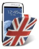 Кожаный чехол для Samsung Galaxy S3 (i9300) Melkco Premium Leather Case - Craft Edition Jacka Type - The Nations Britain