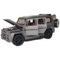 Коллекционная металлическая машинка Mercedes-Benz G65 AMG Гелик 1:24 свет, звук M929Y (Цвет: Серый)