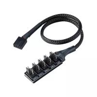 Аксессуар Кабель Akasa Flexa FP5H 5 Fan PWM Splitter Hub Cable 35cm up to 2A/12V 2pack AK-CBFA08-KT02