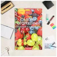 Календарь на пружине без ригеля "Садово-огородный. Лунный календарь " 17х25 см, 2022 год