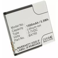 Аккумулятор iBatt iB-B1-M346 1500mAh для Sony Ericsson BA750