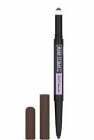 Maybelline New York Express Brow Satin Duo Карандаш для бровей, оттенок dark brown