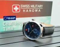 Оригинальные часы наручные мужские Swiss Military Hanowa Lynx SMWGB0000701. Кварцевые часы для мужчин производства Швейцарии