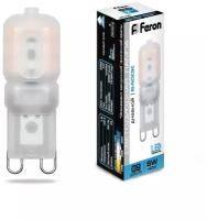 Feron (10 шт.) Лампа светодиодная Feron G9 5W 6400K Прямосторонняя Матовая LB-430 25638