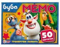 Игра карточная Мемо «Буба», 50 карточек 65х95 мм