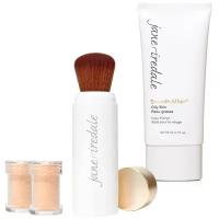 Jane Iredale Набор для макияжа: Рассыпчатая пудра Radiant с кистью и праймер Illuminating Jane Iredale Smooth Affair