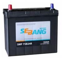 SEBANG SMF 75B24R Аккумулятор SEBANG JIS 55 А/ч Прямая 238x129x225 EN520 А