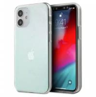 Чехол CG Mobile Guess PC/TPU 4G 3D raised Hard для iPhone 12 mini, цвет Голубой (GUHCP12S3D4GIRBL)