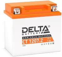 Мото аккумулятор DELTA Battery CT1207.2 (YTZ7S)