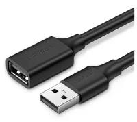 Удлинитель UGreen US103 USB 2.0 - USB 2.0, 3 м, 1 шт., черный