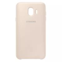 Накладка Dual Layer Cover для Samsung Galaxy J4 (2018) J400 EF-PJ400CFEGRU золотистая