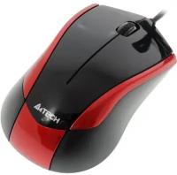 Мышь A4TECH N-400-2 USB Black+Red