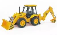 Транспорт игрушечный Bruder Экскаватор-погрузчик колёсный JCB 4CX, арт. 02428