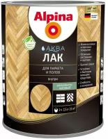 Лак акриловый Alpina Аква лак для паркета и полов шелковисто-матовый 2,5 л