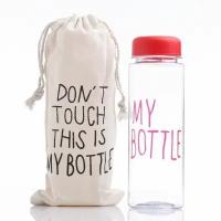 Бутылка для воды My Bottle 500 мл, бутылка для воды спортивная, пластиковая бутылка с собой в школу, бутылочка детокс для смузи