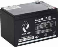 Аккумуляторная батарея Рубин 12V 12Ah AGM, 3.4 кг