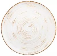 Тарелка для закуски 18,2х18,2х2 см Elan Gallery Кантри, натуральная