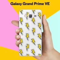 Силиконовый чехол на Samsung Galaxy Grand Prime VE Молнии / для Самсунг Галакси Гранд Прайм ВЕ Дуос