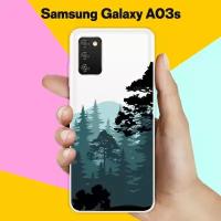 Силиконовый чехол на Samsung Galaxy A03s Лес / для Самсунг Галакси А03с